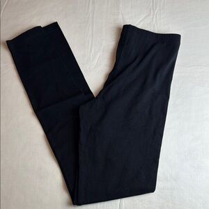 Women's Basic Black Thin Layering Leggings Size S